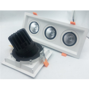 3 heads led downligt adjustable