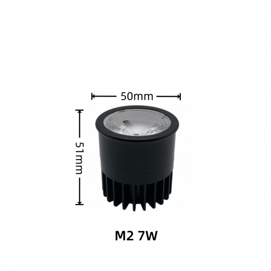 professional OEM ODM 0-10V Dimmable GU10 LED Module 7W COB Spotlight Low Voltage Control for Commercial Lighting supplier
