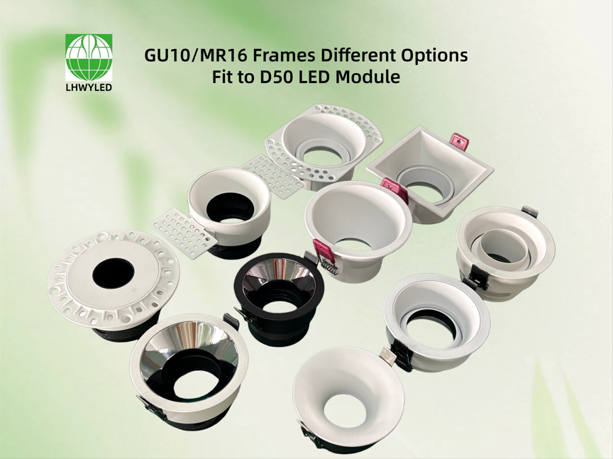 New Design GU10 MR16 Frames to Option