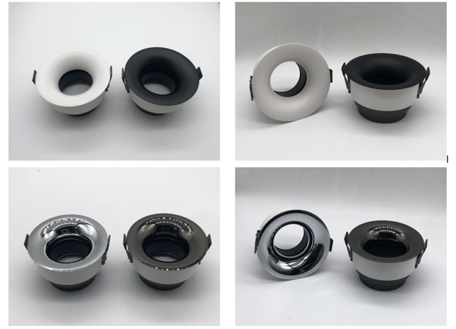 New Design GU10 Frames Curved ADC12 Aluminum